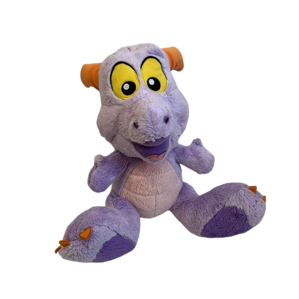 Disney Store Figment Purple Dragon Plush Stuffed Animal Kids EPCOT Big Feet